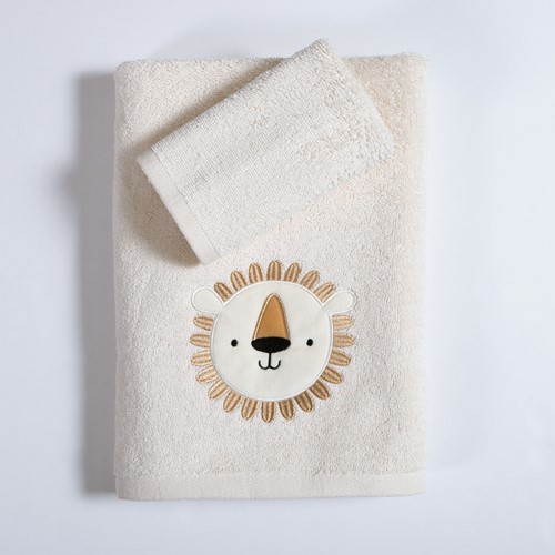 Βρεφικές Πετσέτες Nef-Nef Homeware (2ΤΜΧ) Jungle in Motion Ecru