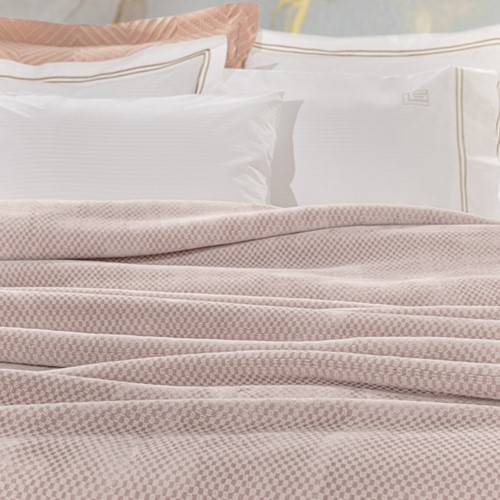 Κουβέρτα Μονή Guy Laroche Cheval 160x220 Pudra