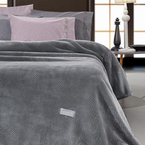 Κουβέρτα Μονή Guy Laroche Cheval 160x220 Silver