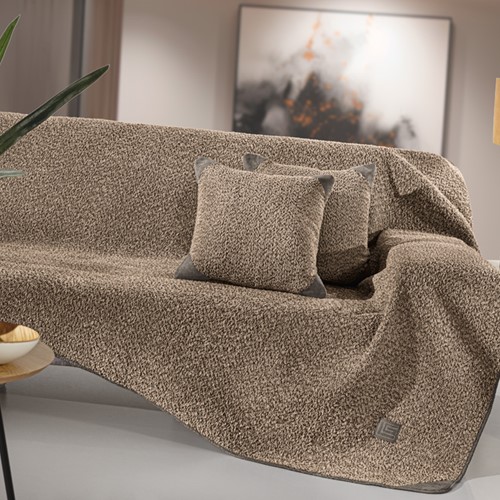 Ριχτάρι Πολυθρόνας Guy Laroche Lama Taupe 170x150