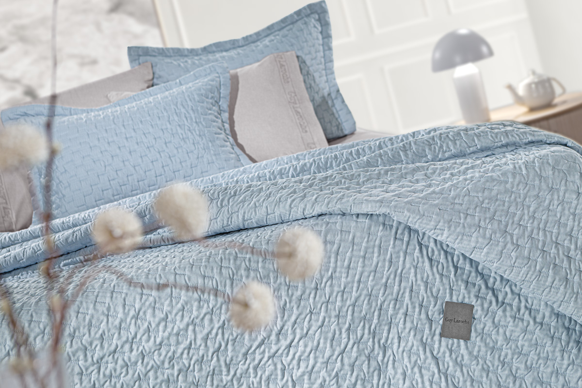 Κουβερλί Υπέρδιπλο Guy Laroche (Σετ) Arden Denim 220X240