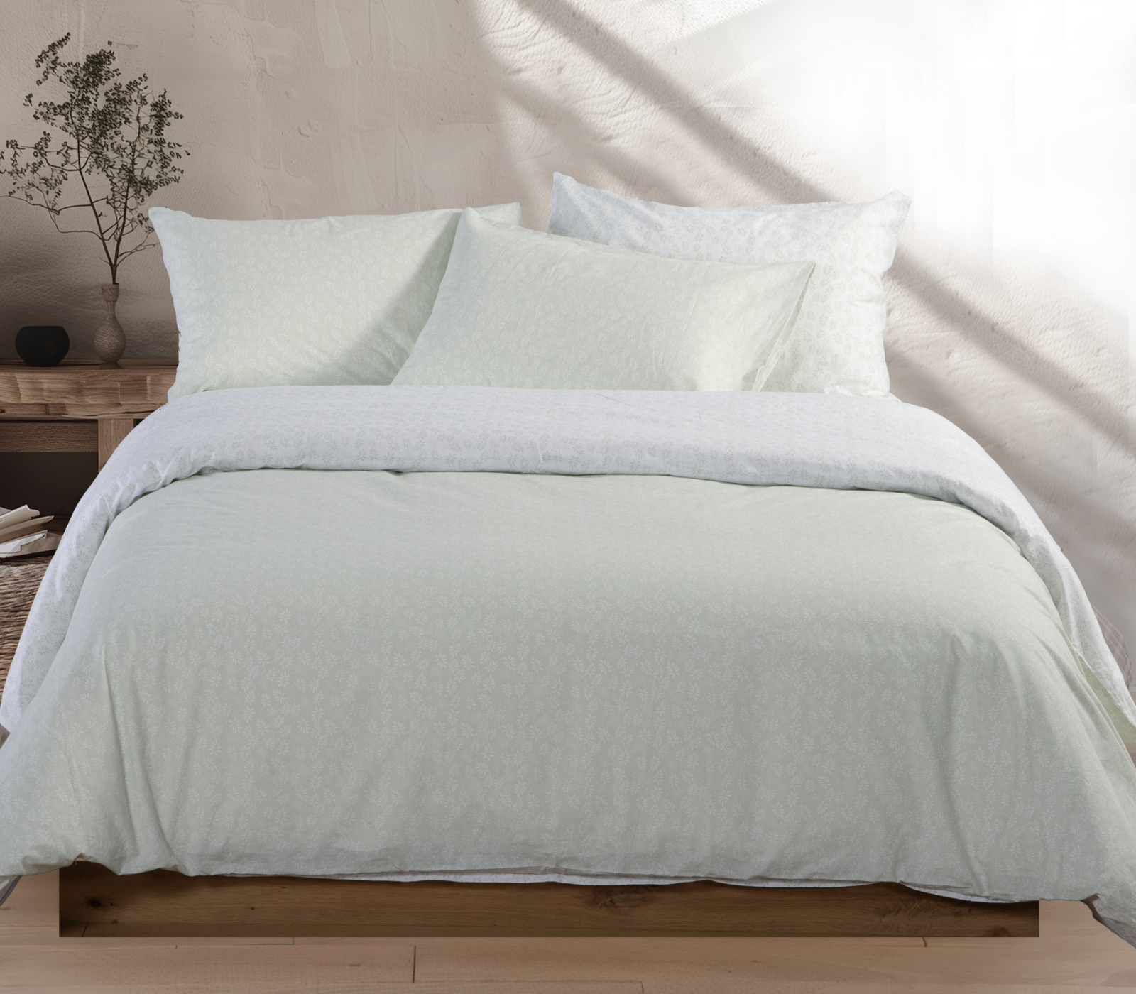 Σετ Σεντόνια Υπέρδιπλα Nef Nef Promo Somber Mint 240×260