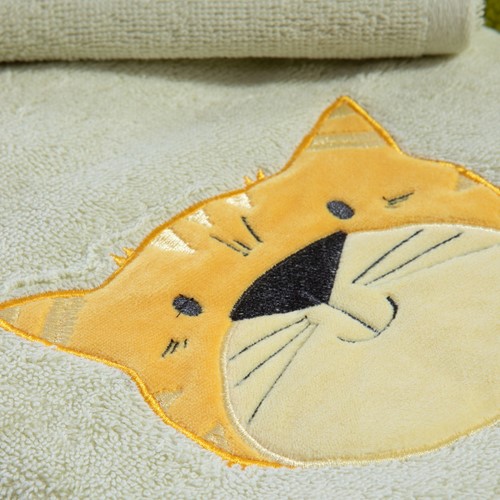 Παιδικές Πετσέτες Nef-Nef Homeware (2ΤΜΧ) Jungle Music Aloe Green