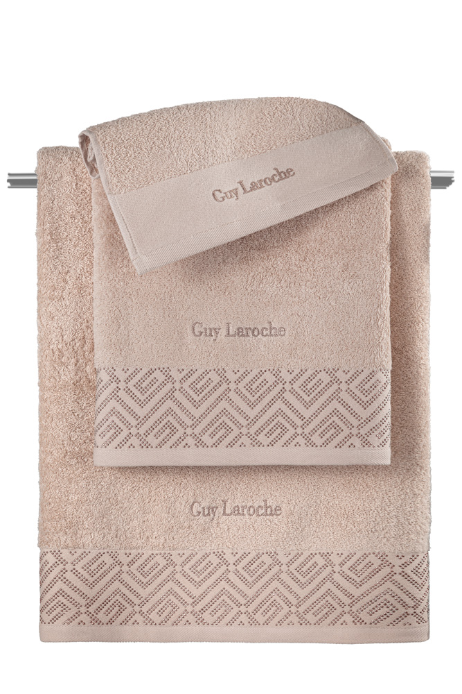 Σετ Πετσέτες Guy Laroche Emblem 3τμχ Old Pink