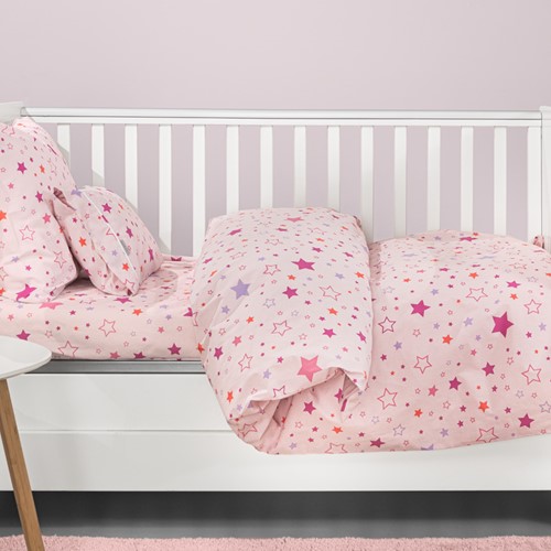 Βρεφικά Σεντόνια Guy Laroche Starland Pink 115X170