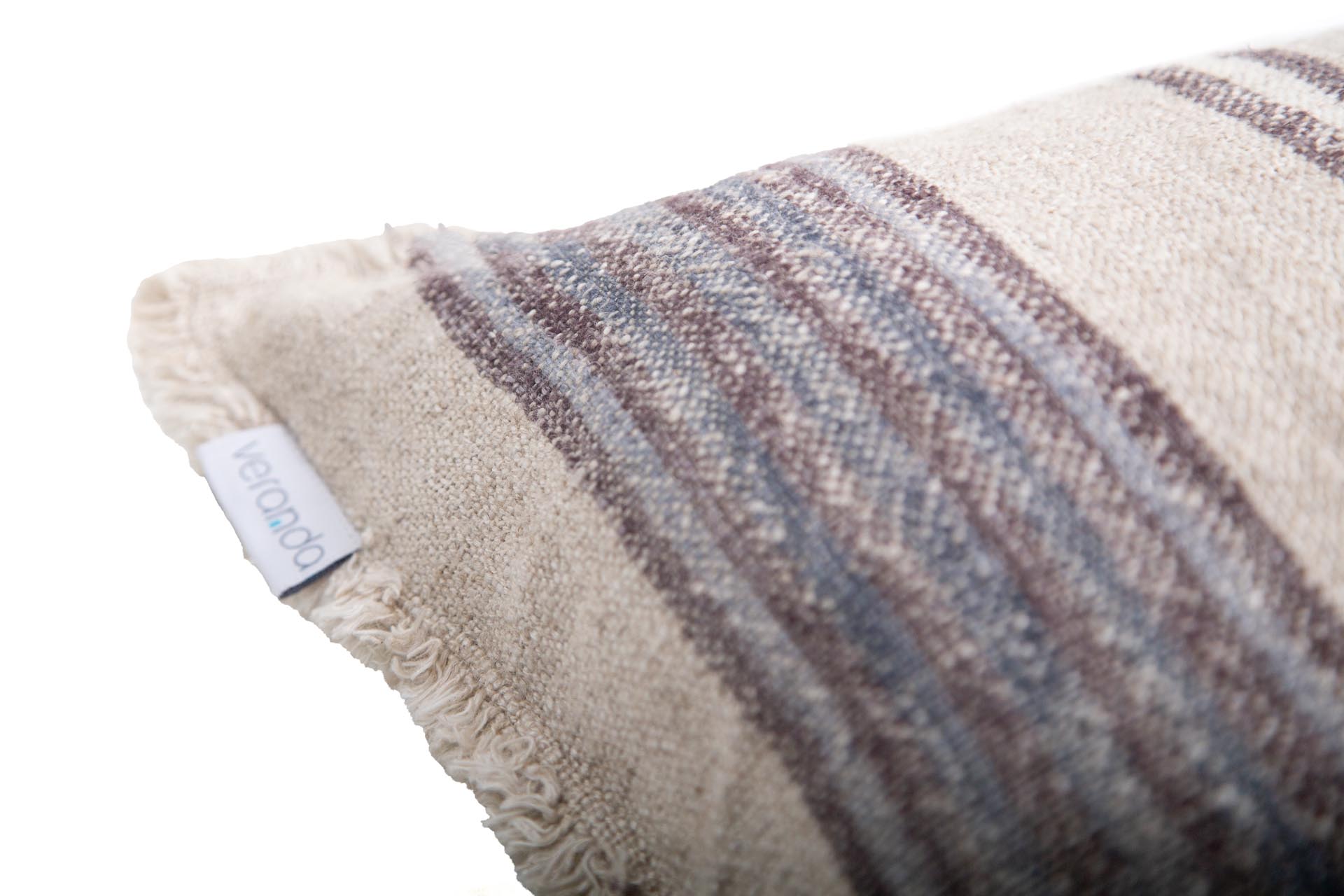 Διακοσμητική Μαξιλαροθήκη Navy Blue/Natural (40×60)