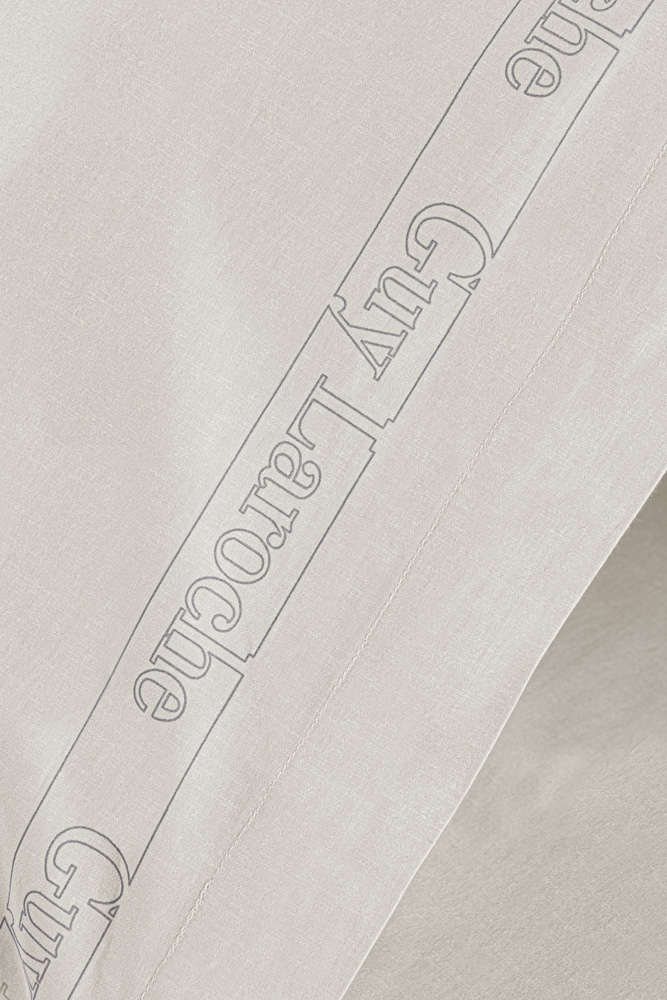 Ζεύγος Μαξιλαροθήκες Guy Laroche  Color Plus 50x70 Ivory 