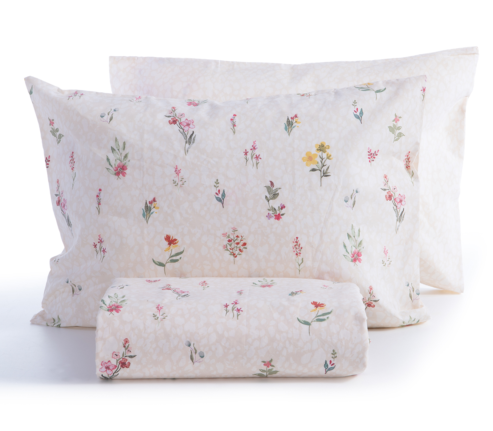 Παπλωματοθήκη μονή Nef-Nef Homeware (Σετ) Plant 170X240 Ecru