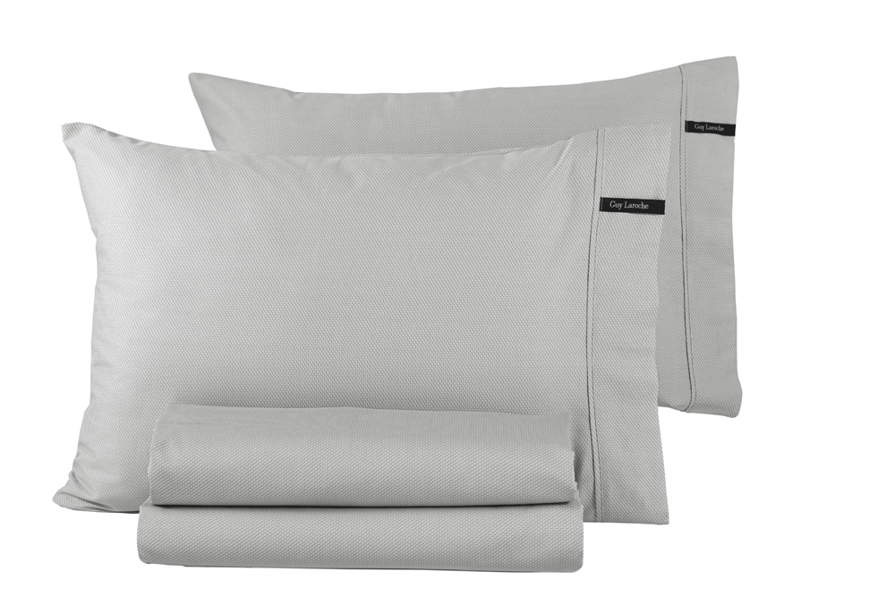 Ζεύγος Μαξιλαροθήκες Guy Laroche Minimal Silver 50X70