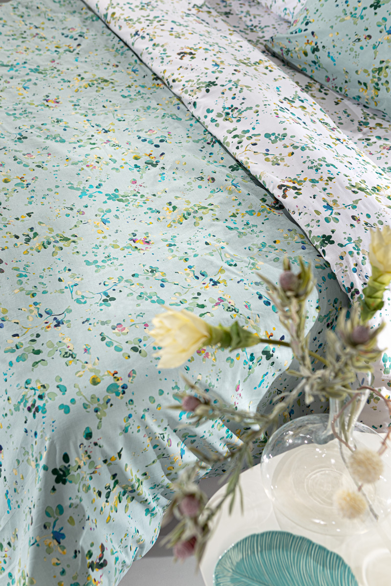 Παπλωματοθήκη Υπέρδιπλη Guy Laroche (Σετ) Carmel Mint 225X245