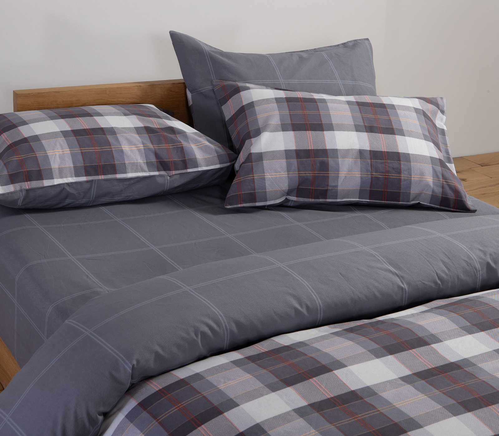 Σεντόνια Υπέρδιπλα Nef-Nef Homeware Racket 240x270 Denim