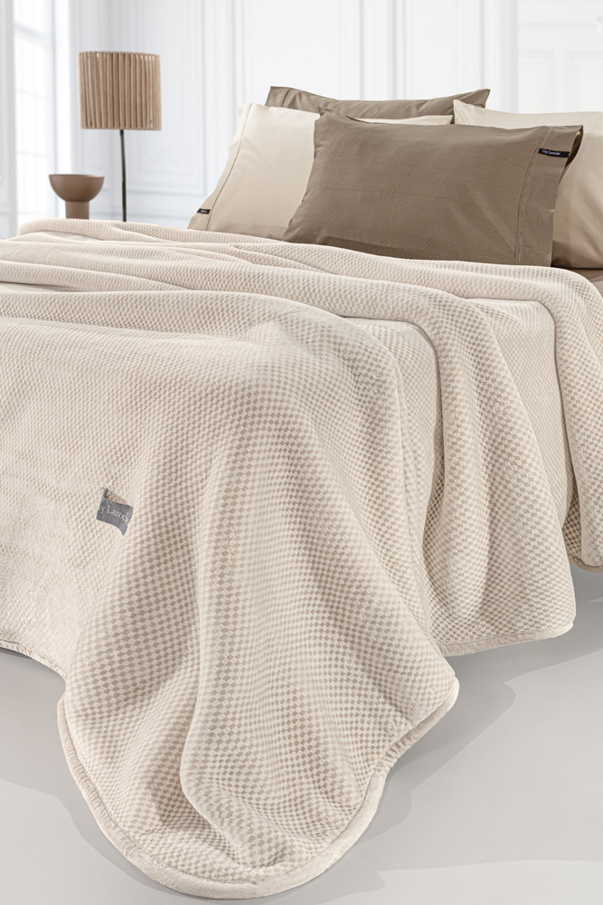 Κουβέρτα Υπέρδιπλη Guy Laroche Cheval 220x240 Perla 