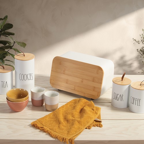 Ψωμιέρα Nef-Nef Homeware Bread Basket 34.5X19X17 White