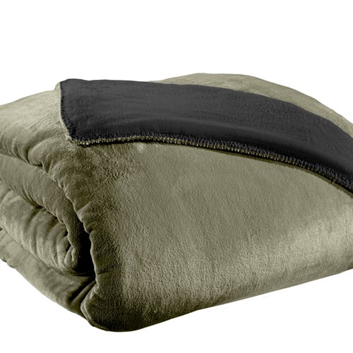 Koυβέρτα Βελούδινη Guy Laroche Yπέρδιπλη (Σετ) 250Χ240 Velvet Khaki