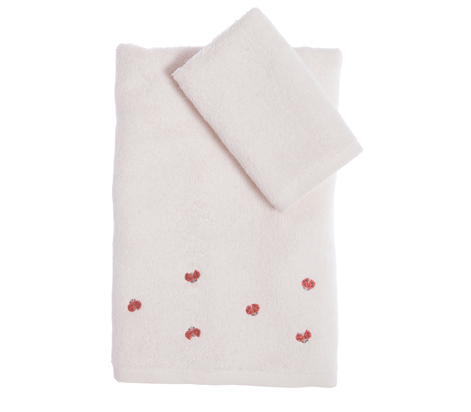 Βρεφικές Πετσέτες Nef-Nef Homeware Lady Bug Ecru 