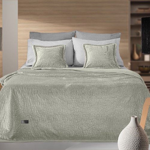 Κουβέρτα Μονή Guy Laroche (Σετ) Bolzano 160X220 Khaki