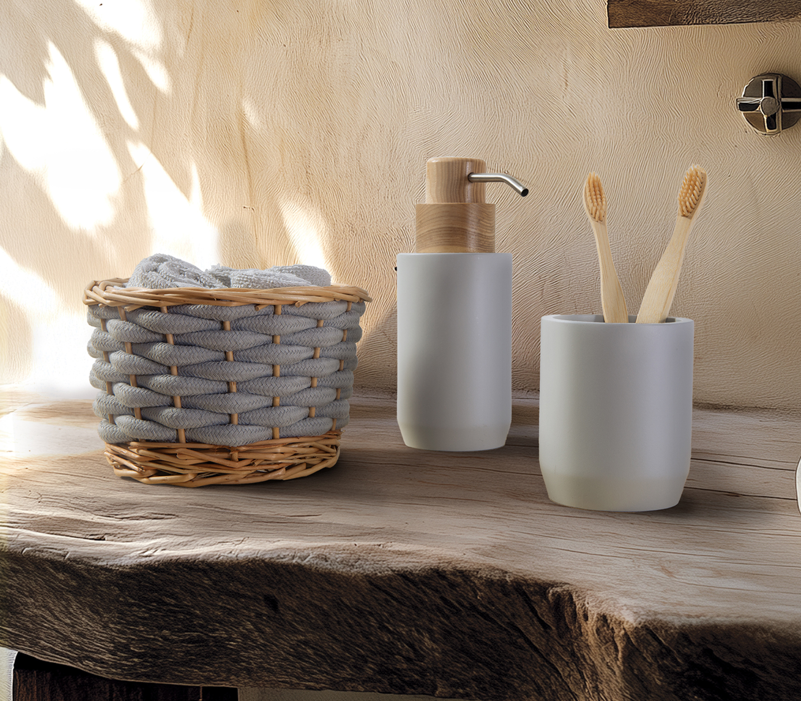 Δοχείο Κρεμοσάπουνου Nef-Nef Homeware Feran Grey