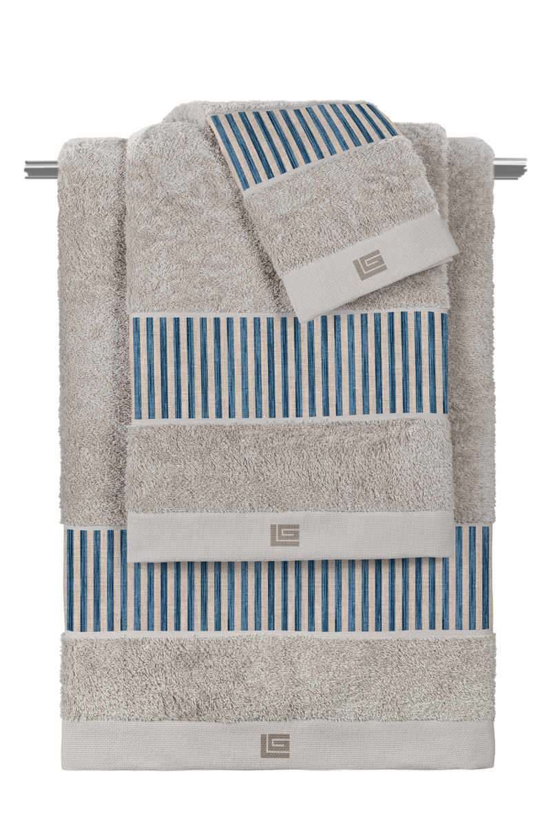 Σετ Πετσέτες Guy Laroche Avene Denim-Silver (3ΤΜΧ) 