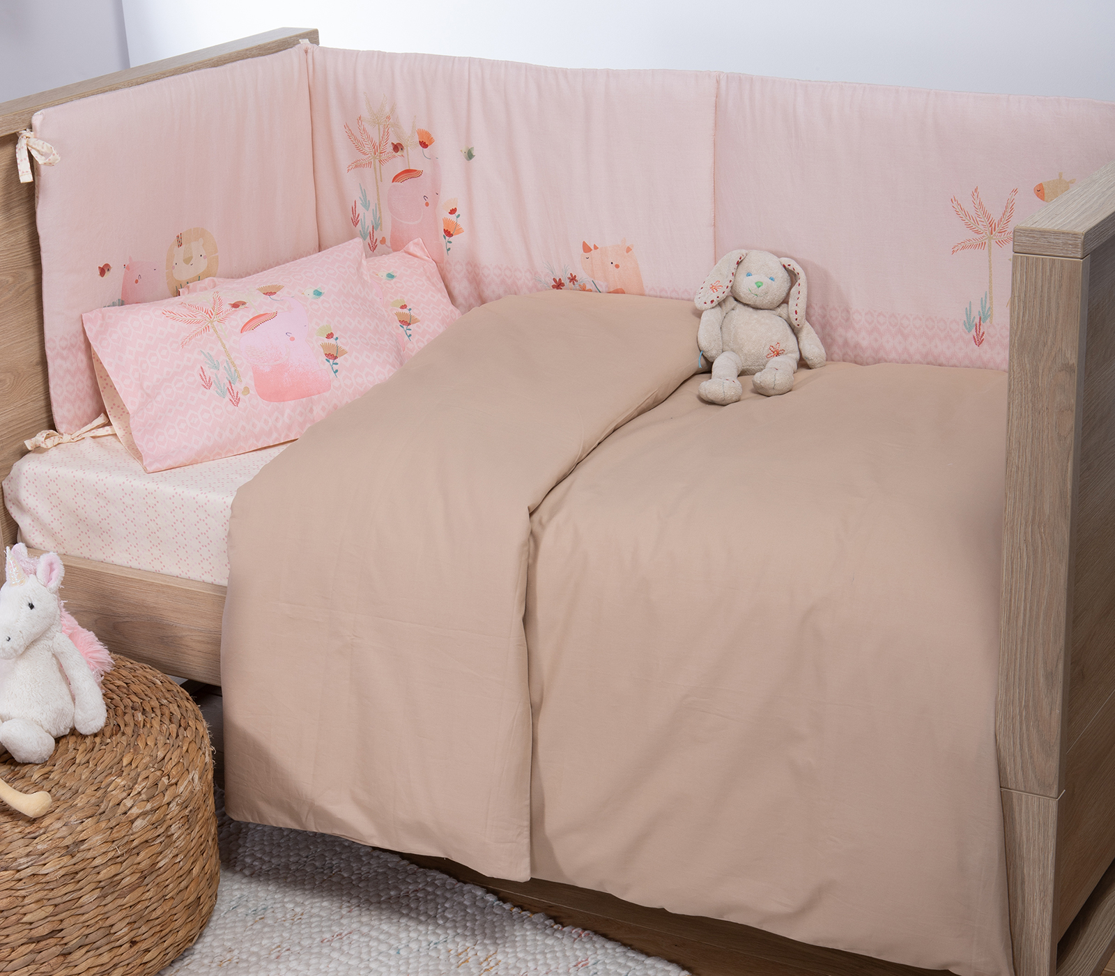 Βρεφική Παπλωματοθήκη Nef-Nef Homeware Basic 110X150 Beige