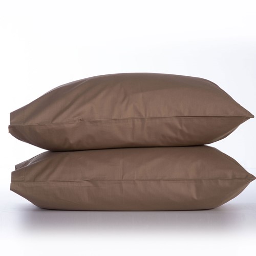 Ζεύγος Μαξιλαροθήκες Nef-Nef Homeware Basic 52Χ72 Brown