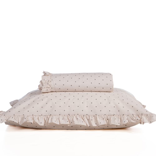 Παπλωματοθήκη Υπέρδιπλη Nef-Nef Homeware (Σετ) Piombino 240x230 Beige