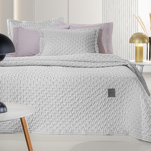 Κουβερλί Ημίδιπλο Guy Laroche (Σετ) Arden Smoke 180X240
