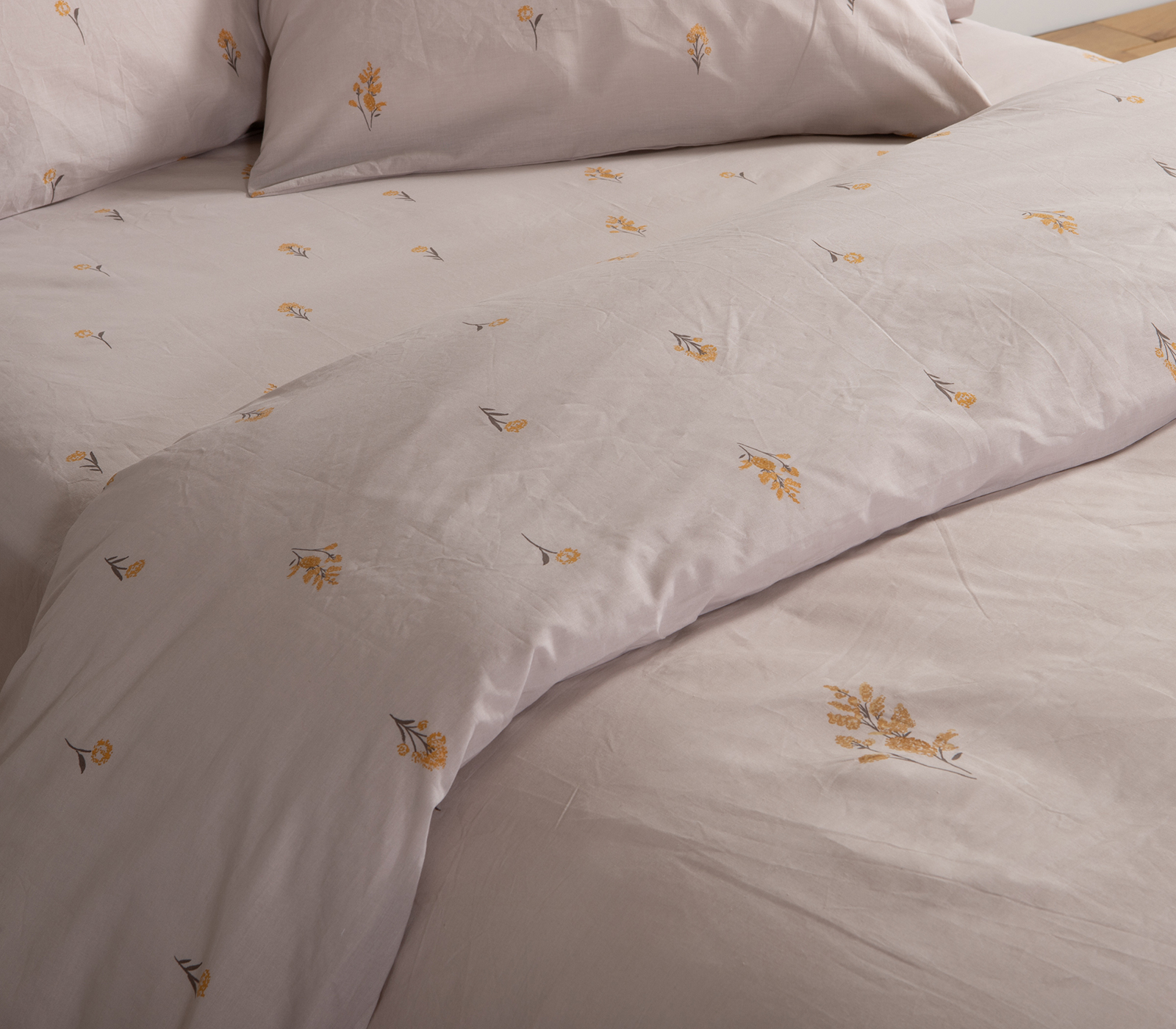 Σεντόνια King Size Nef-Nef Homeware (Σετ) με λάστιχο Fragesca 270X270 Grey