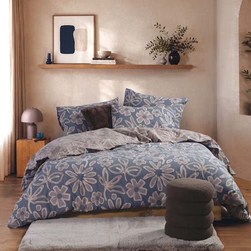 Σεντόνια Υπέρδιπλα Nef-Nef Homeware (Σετ) Βαμβακερά Harmony 240Χ270 Grey
