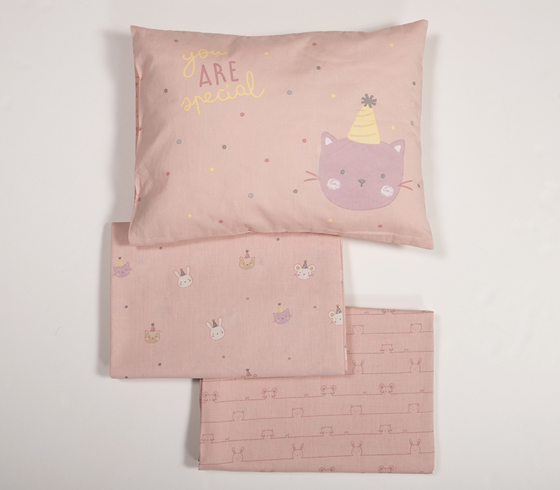 Βρεφικά Σεντόνια Nef-Nef Homeware Special Party Pink