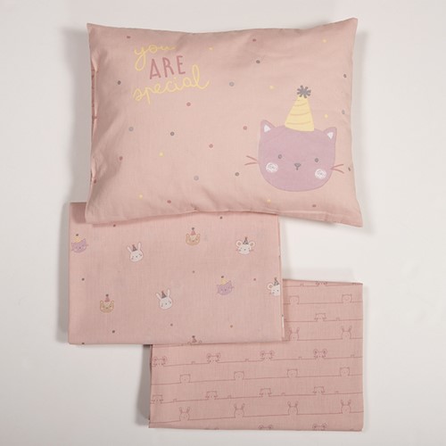 Βρεφικά Σεντόνια Nef-Nef Homeware Special Party Pink