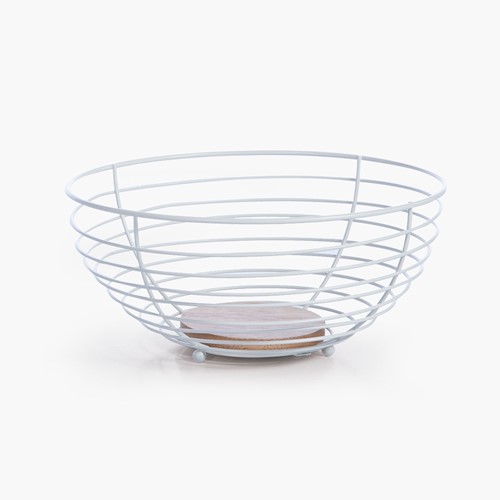 Καλάθι Φρούτων Nef-Nef Homeware SIde White