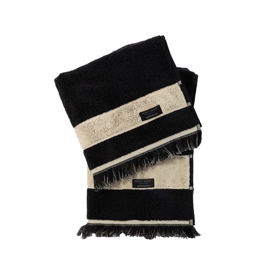 Πετσέτα Προσώπου Nef-Nef Homeware Sentimen 50x90 Black