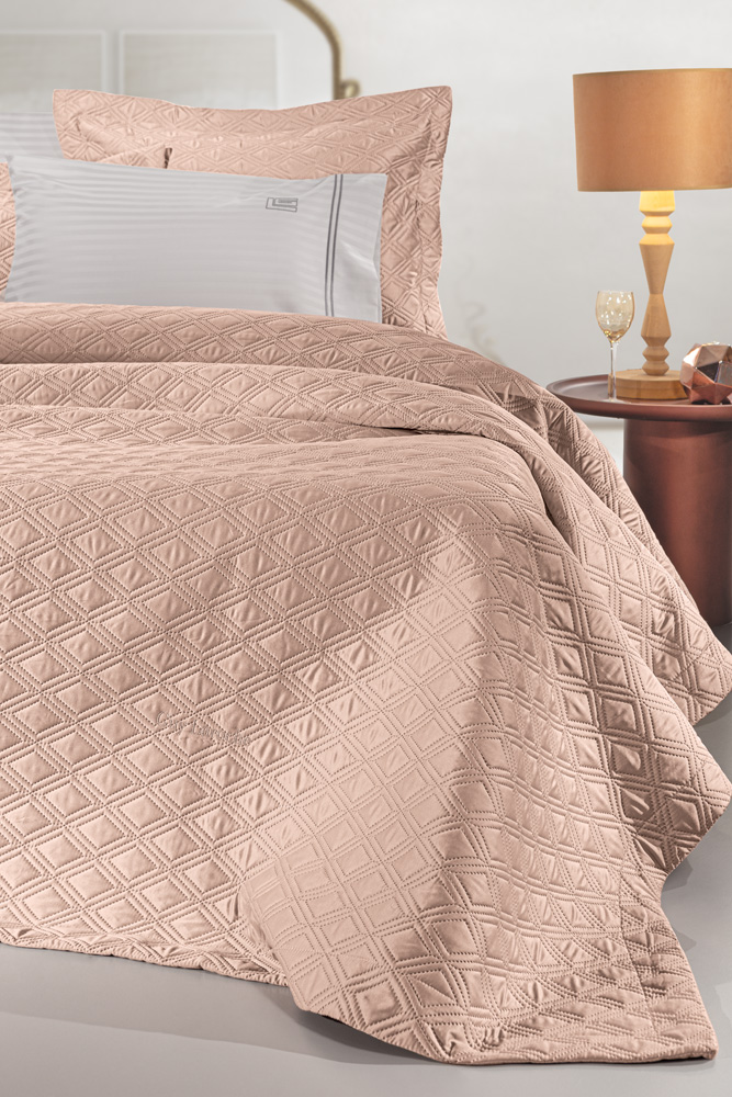 Κουβερλί Υπέρδιπλο Guy Laroche Honour (Σετ) 240x250 Old Pink