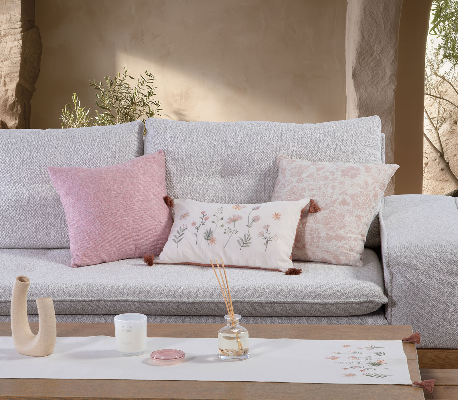 Τραβέρσα Nef-Nef Homeware Passion 40x140 Pink 
