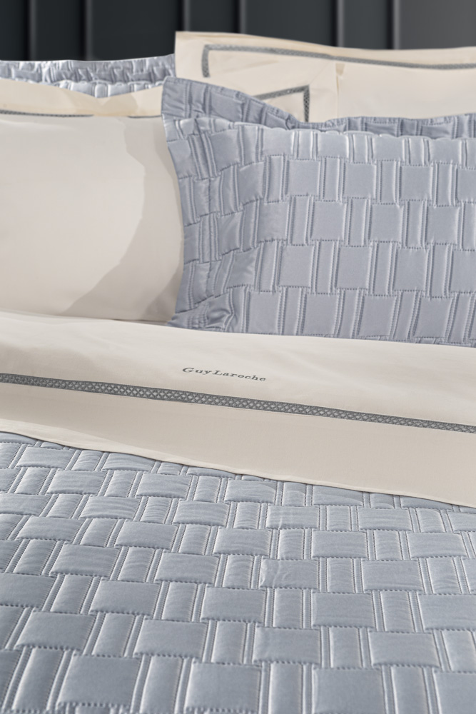 Κουβερλί Υπέρδιπλο Guy Laroche Brick (Σετ) 240x250 Silver 
