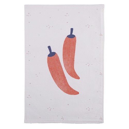 Ποτηρόπανο Nef-Nef Homeware Peppers 40X60 Ecru