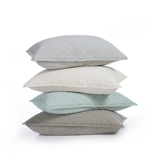 Ζεύγος Μαξιλαροθήκες Nef-Nef Homeware Brunno 52x72 Ecru