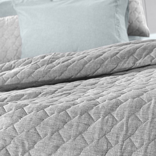 Κουβερλί King Size Guy Laroche (Σετ) Kiara 250X240 Grey