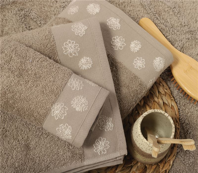 Πετσέτα Προσώπου Nef-Nef Homeware Anthem 50x90 Beige