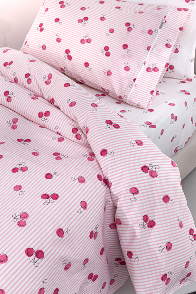 Παιδικά Σεντόνια Guy Laroche (Σετ) Cherries 165X250 