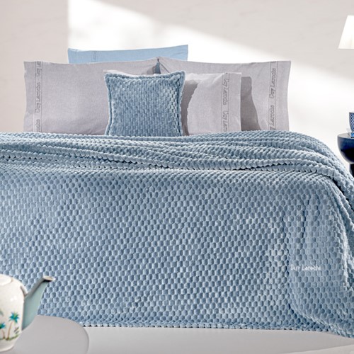 Κουβέρτα Μονή Guy Laroche Smoothie 160x220 Blue