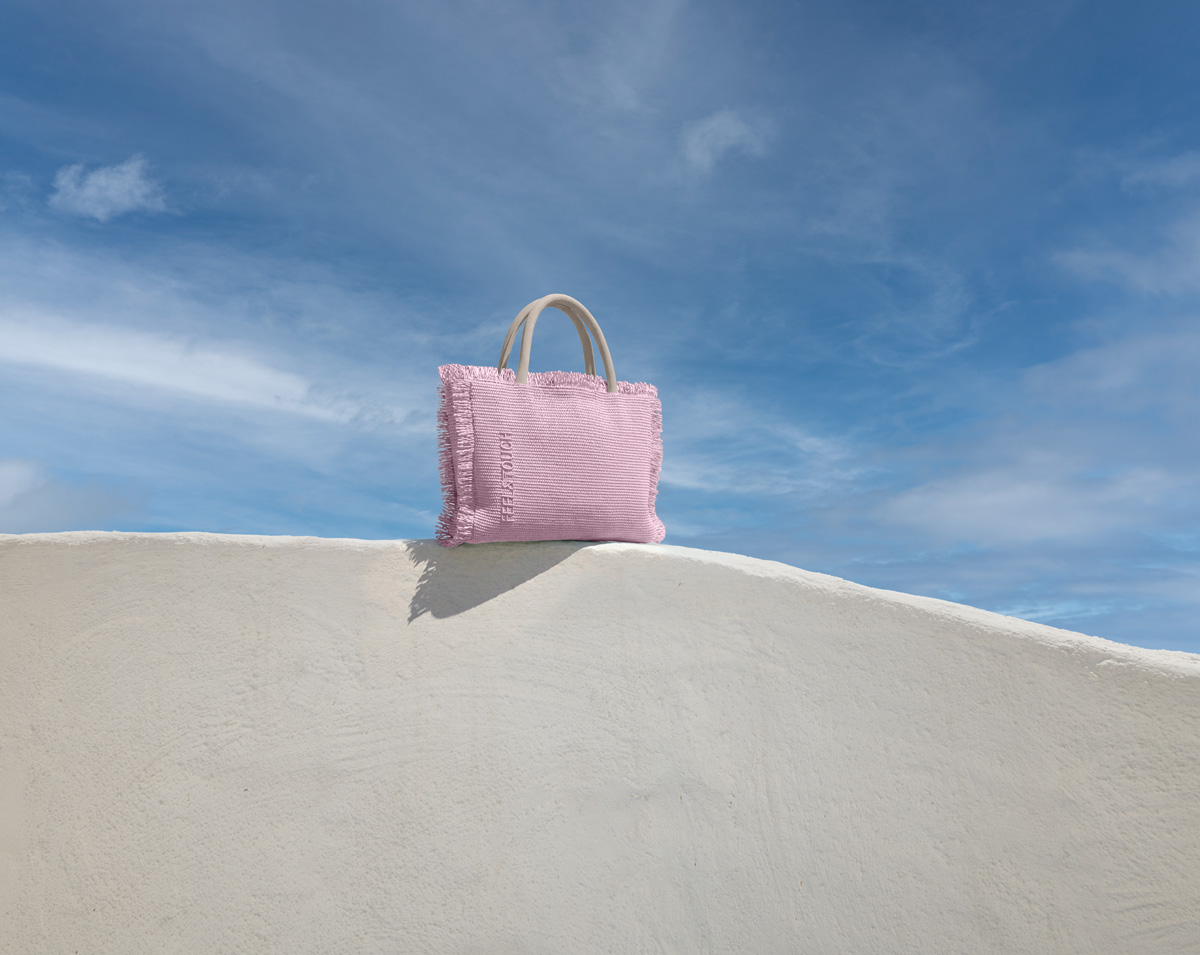 Τσάντα Θαλάσσης Feel and Touch Τropical Pinky