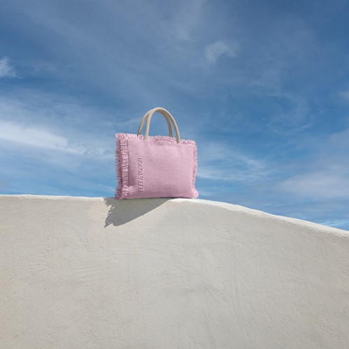 Τσάντα Θαλάσσης Feel and Touch Τropical Pinky