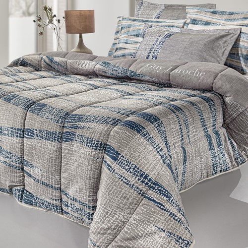 Παπλωματοθήκη Υπέρδιπλη Guy Laroche (Σετ) Active Raf Suede 225X245