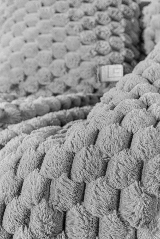 Ριχτάρι Πολυθρόνας Guy Laroche Elixir Silver 120X160 + Μαξιλάρι 42X42