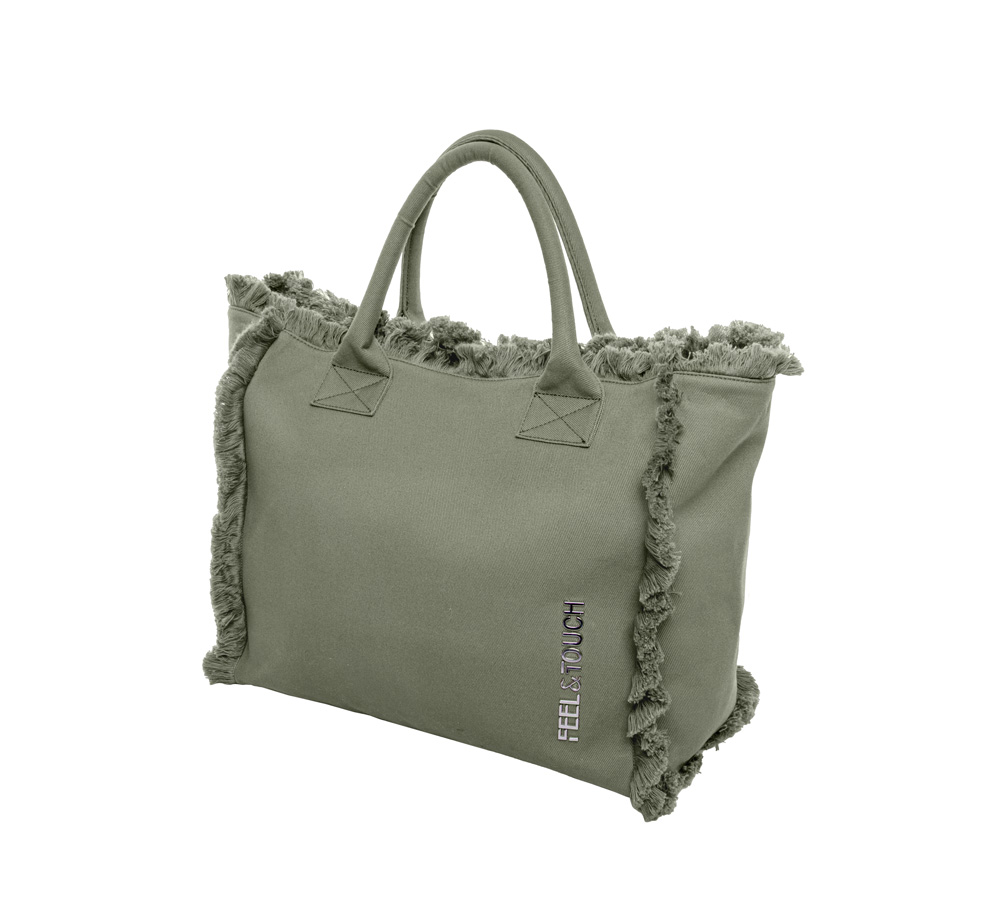 Tσάντα Θαλάσσης Ώμου Feel an Touch Cabo Khaki
