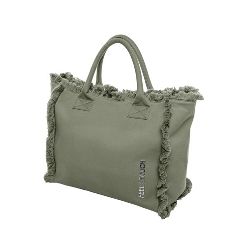 Tσάντα Θαλάσσης Ώμου Feel an Touch Cabo Khaki