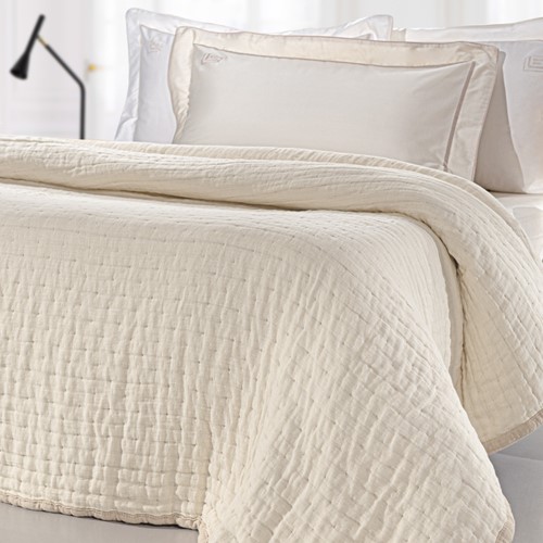 Κουβερλί King Size Guy Laroche Must Νatural-Sand 270X250 (Διπλής Όψης)