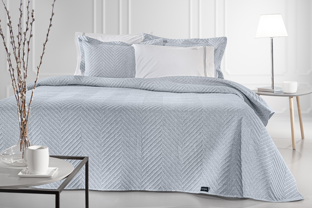 Κουβερλί King Size Guy Laroche (Σετ) Hamptons 250X240 Blue 