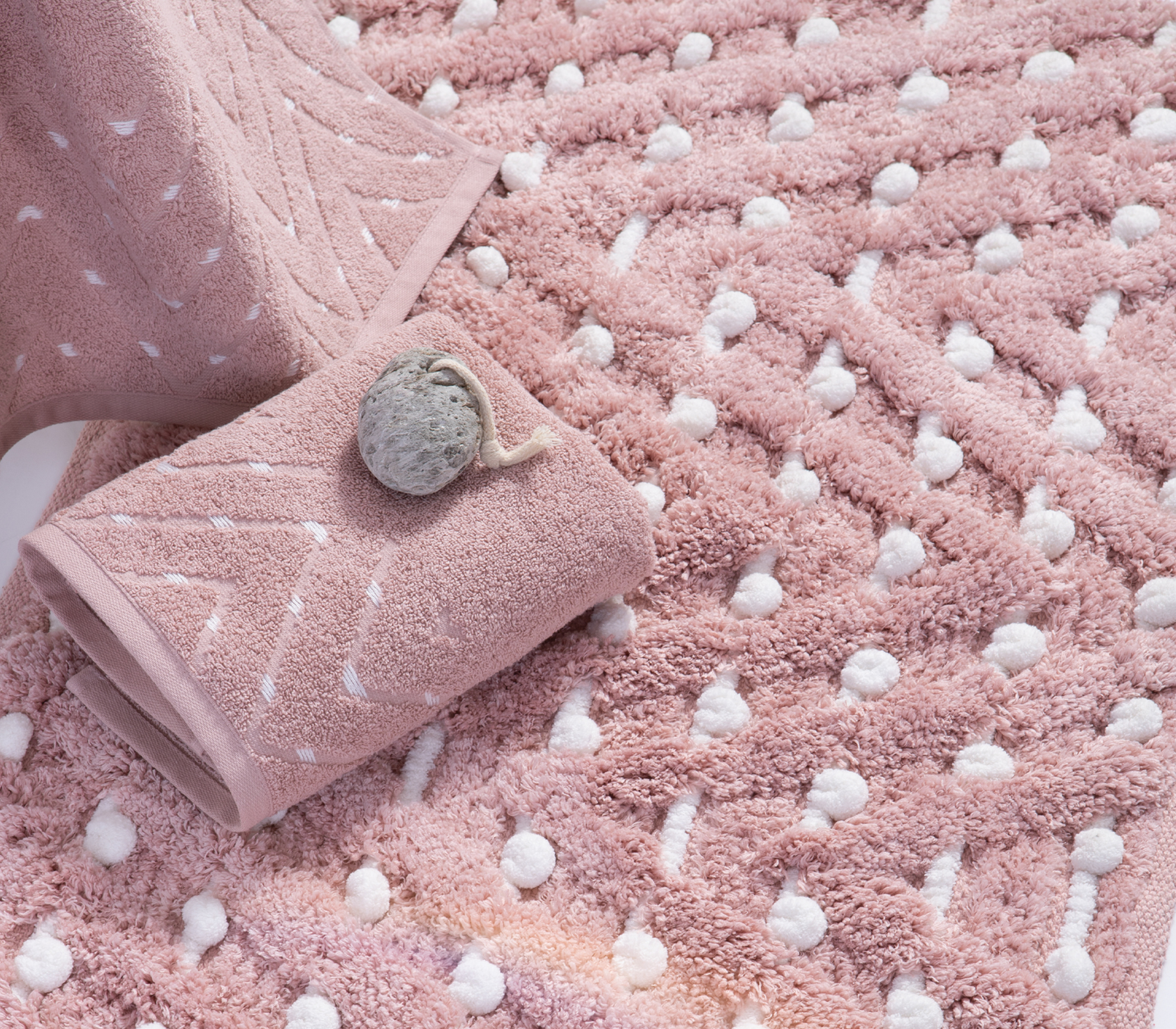 Πετσέτα Προσώπου Nef-Nef Homeware Cheville 50X90 Pink